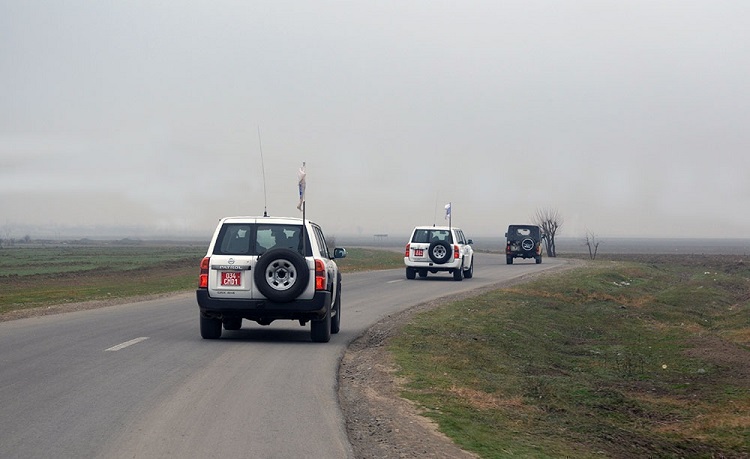 Мониторинг на линии соприкосновения армяно-азербайджанских войск завершился без инцидентов