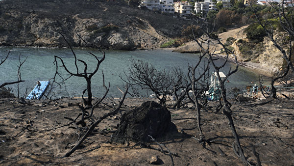 В Греции объявили высший уровень пожарной опасности