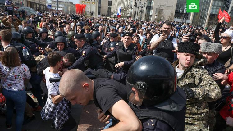 В Москве задержали 136 протестующих