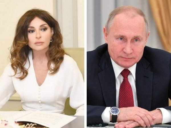 Путин поздравил первого вице-президента Азербайджана

