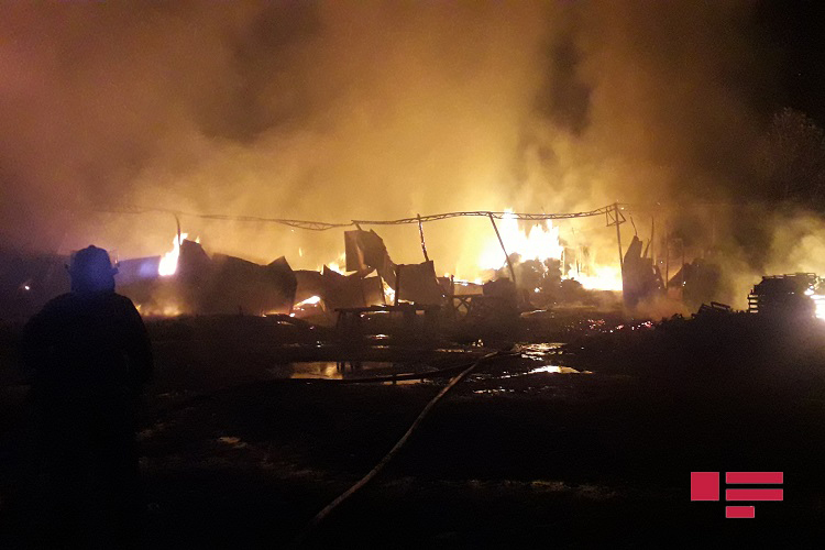 В Гяндже потушен пожар на рынке древесины - ФОТО - ВИДЕО - ОБНОВЛЕНО
