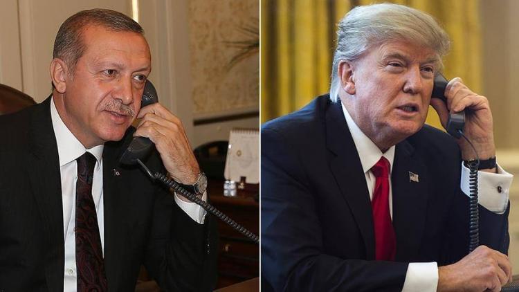 Эрдоган и Трамп поговорили по телефону 
