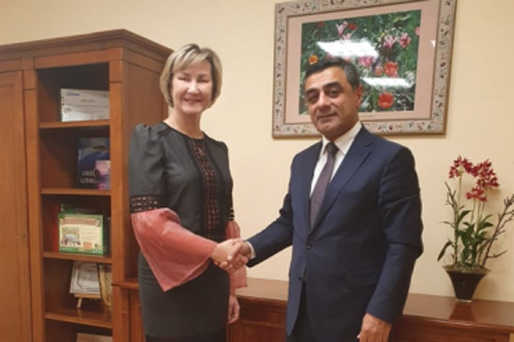 Глава международного альянса «Азербайджан-Украина» встретился с ректором киевского вуза