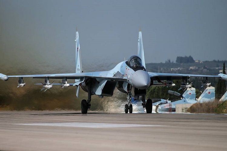 Российские Су-35 перехватили истребители Израиля