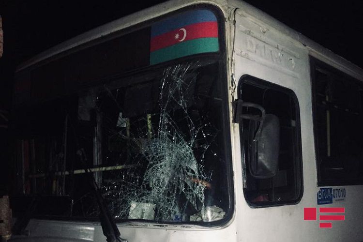 В Баку автобус сбил женщину