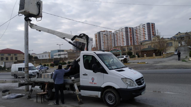 В окрестностях Баку идет реконструкция сетей электроснабжения