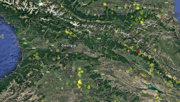На грузино-азербайджанской границе произошло землетрясение
