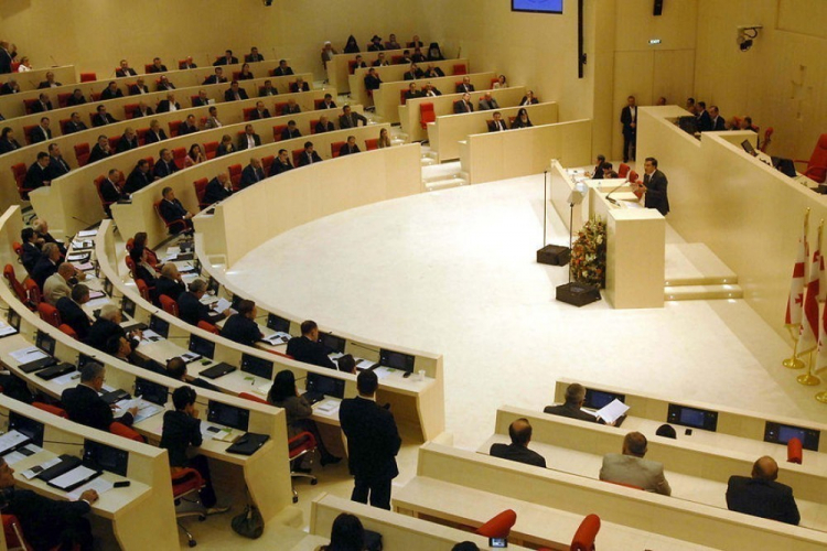 В парламенте Грузии во время заседания произошел инцидент