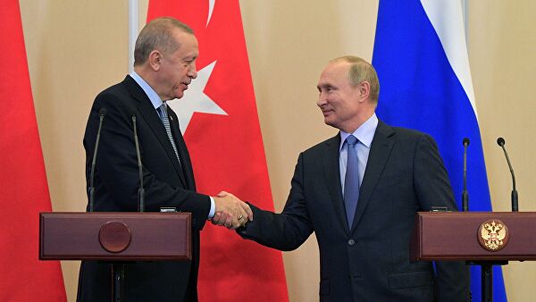 Путин и Эрдоган провели телефонный разговор