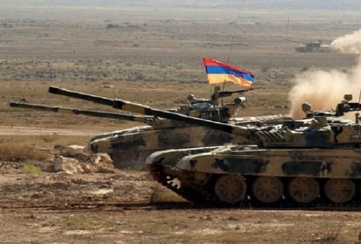 ВС Армении проводят военные учения на оккупированных территориях Азербайджана
