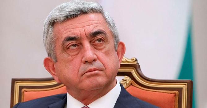На имущество экс-президента Армении Саргсяна наложили арест