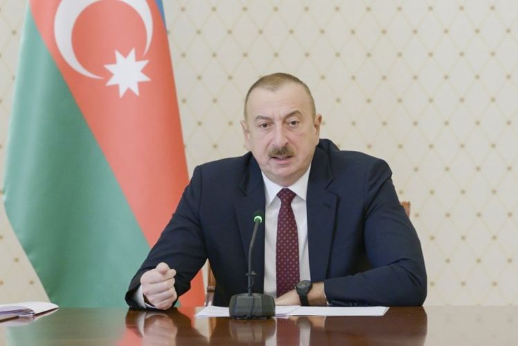 Ильхам Алиев: В результате преступной деятельности тандема НФА-Мусават наша страна оказалась на краю пропасти