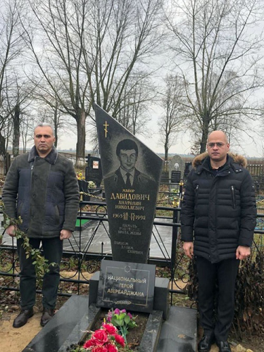 В Беларуси азербайджанские офицеры навестили мать Национального героя Азербайджана - ФОТО