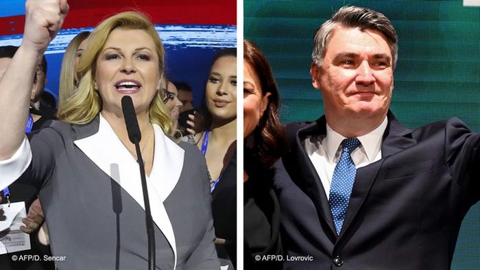 Во второй тур выборов президента Хорватии прошли два кандидата