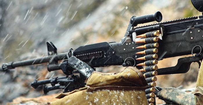 Армянские оккупанты обстреляли из пулеметов позиции ВС Азербайджана  