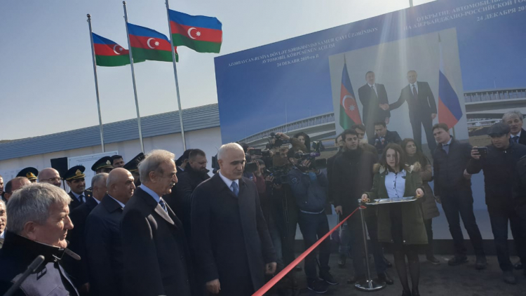 На азербайджано-российской границе ввели в строй мост - ФОТО - ВИДЕО