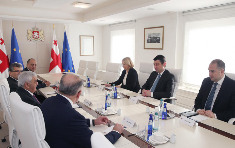 Ровнаг Абдуллаев встретился с премьер-министром Грузии