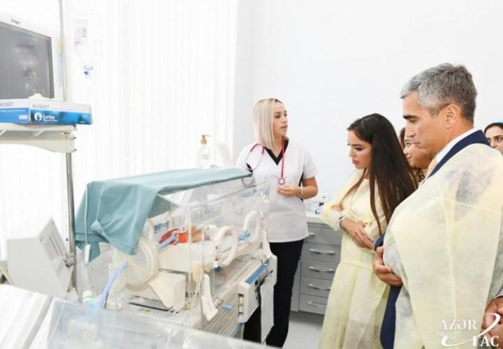Лейла Алиева посетила НИИ педиатрии - ФОТО