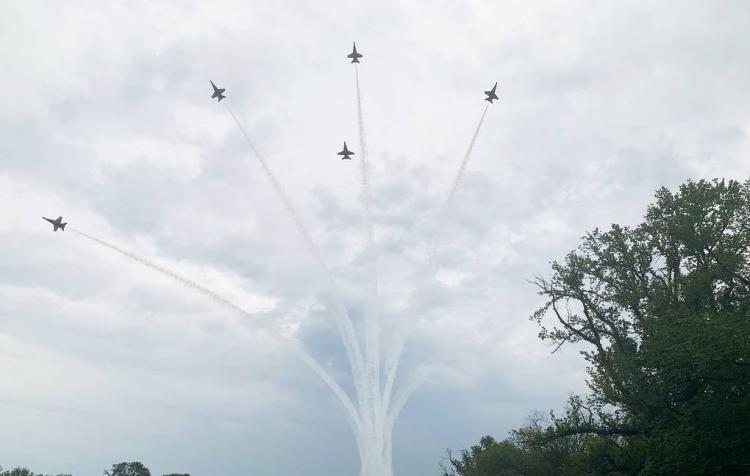 В Вашингтоне прошел парад военной авиации по случаю Дня независимости США