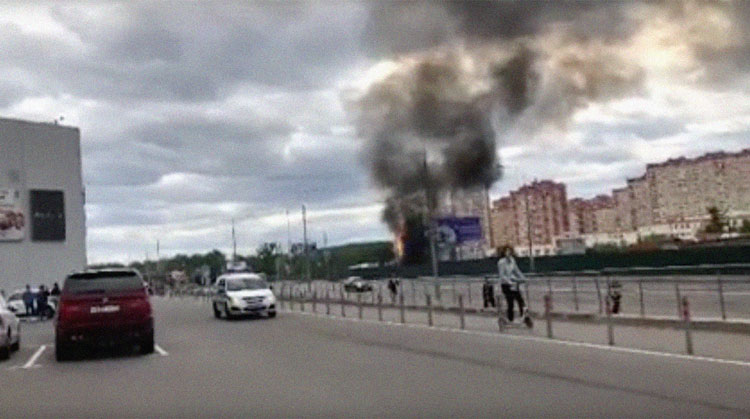 Взрыв у ТЦ в Москве: есть пострадавший, идет эвакуация 