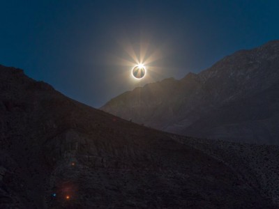 Невероятные кадры солнечного затмения с дрона - ВИДЕО