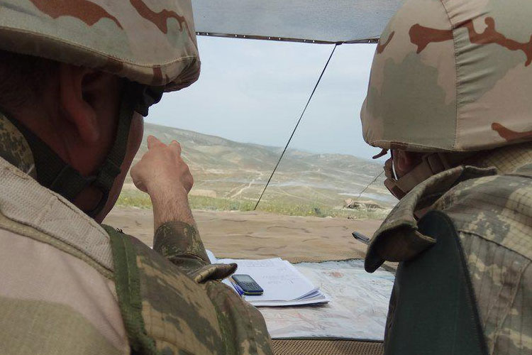 МО Азербайджана: На линии соприкосновения войск было относительно спокойно