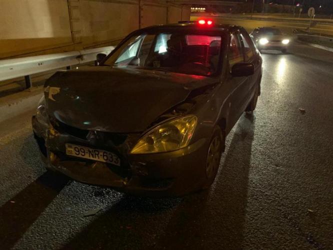 При ДТП в Баку пострадала женщина-водитель  - ФОТО - ВИДЕО