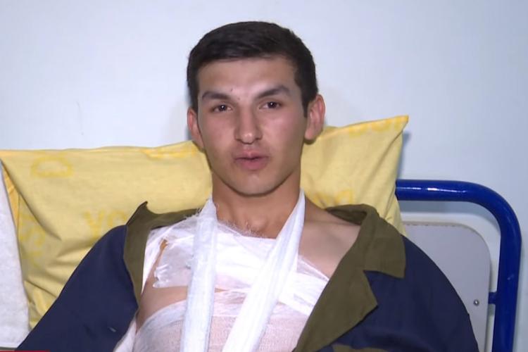 ГПС Азербайджана: Раненый армянами солдат идет на поправку