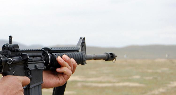 Армяне обстреливают позиции ВС Азербайджана из крупнокалиберных пулеметов