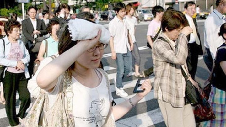 В Японии  11 человек стали жертвами жуткой жары