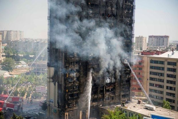 Виновный в пожаре в жилом здании в Баку выпущен на свободу