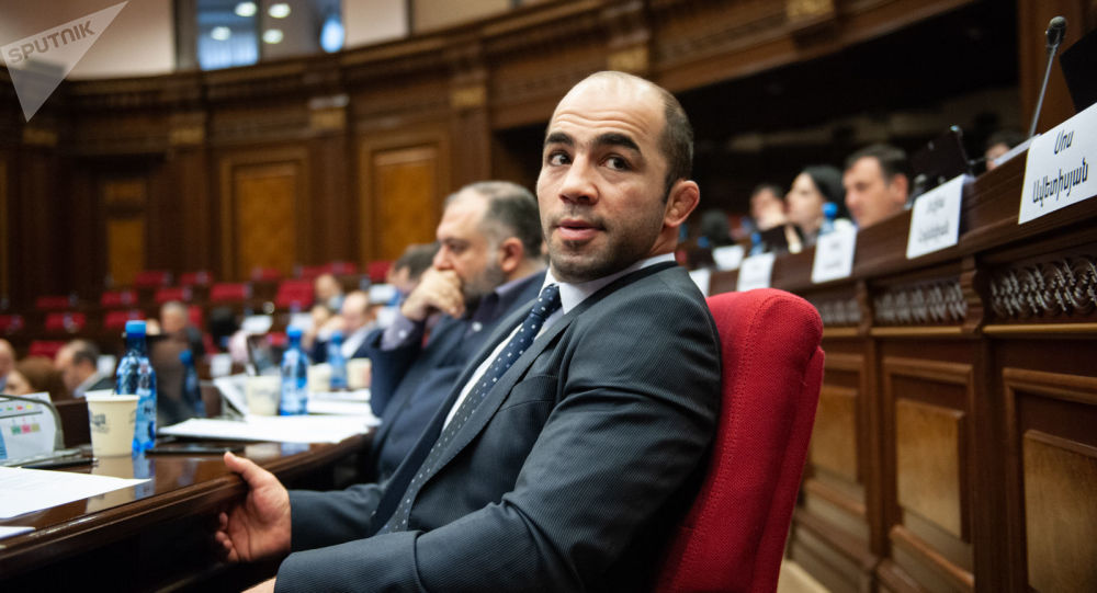 Депутат парламента Армении добрался до работы нестандартным образом - ВИДЕО