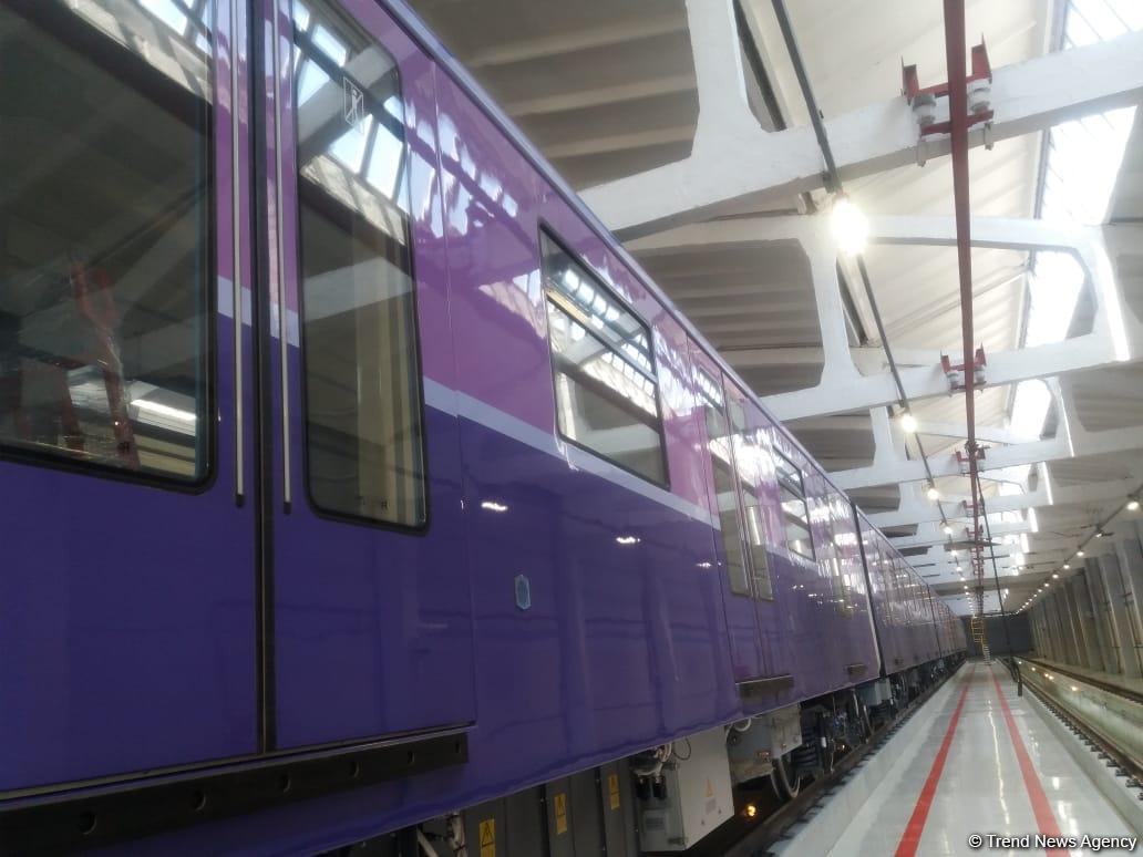 Как выглядят новые вагоны Бакинского метро - ФОТО