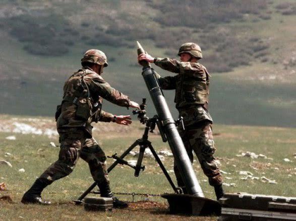 Армянские оккупанты применили против азербайджанской армии минометы 
