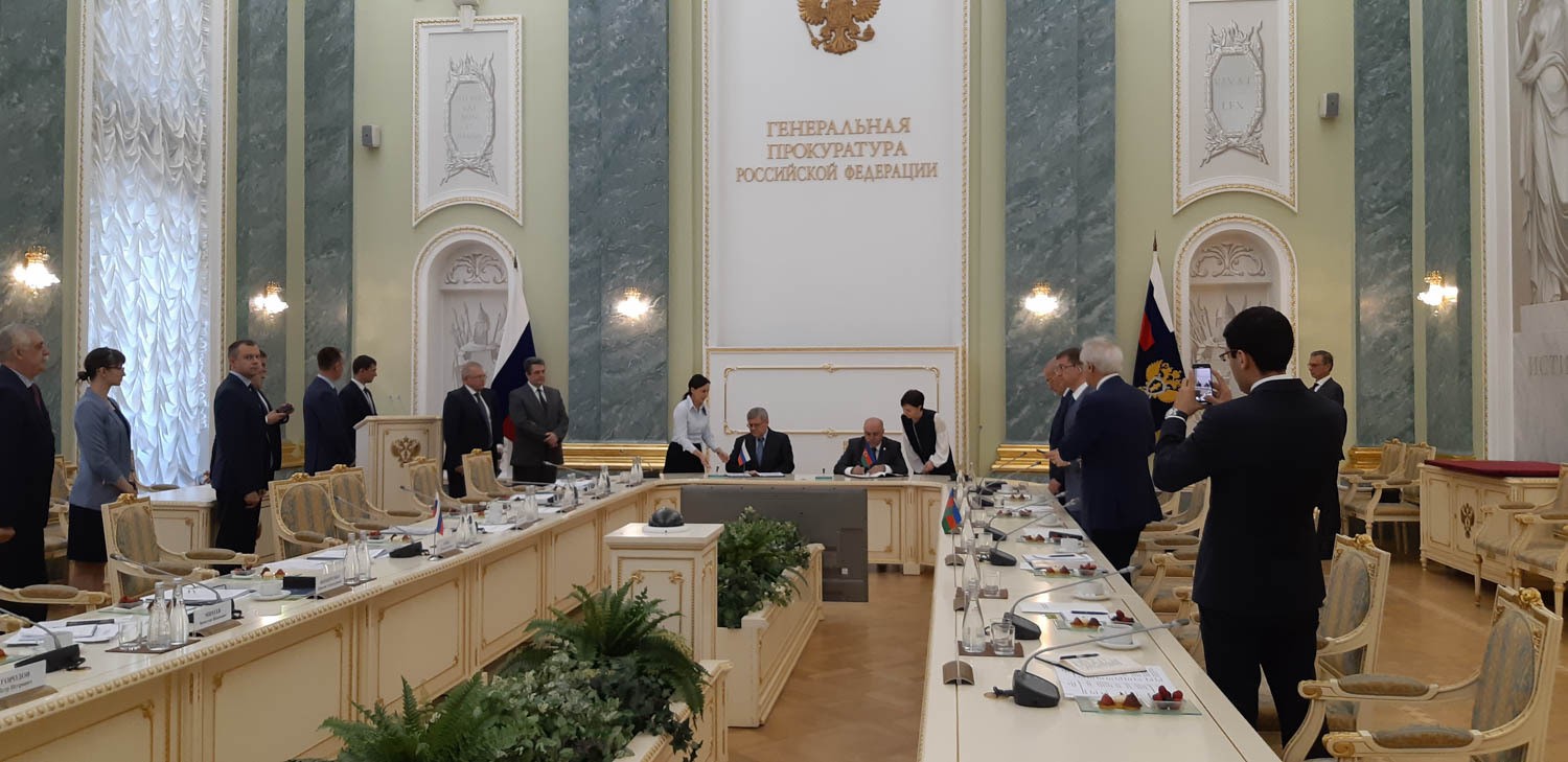 Генпрокуратуры Азербайджана и России подписали соглашение о сотрудничестве - ОБНОВЛЕНО