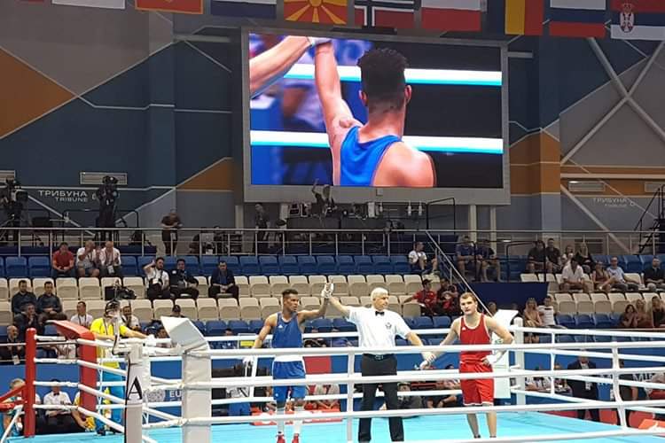 Минск-2019: Азербайджанский боксер победил белорусского соперника