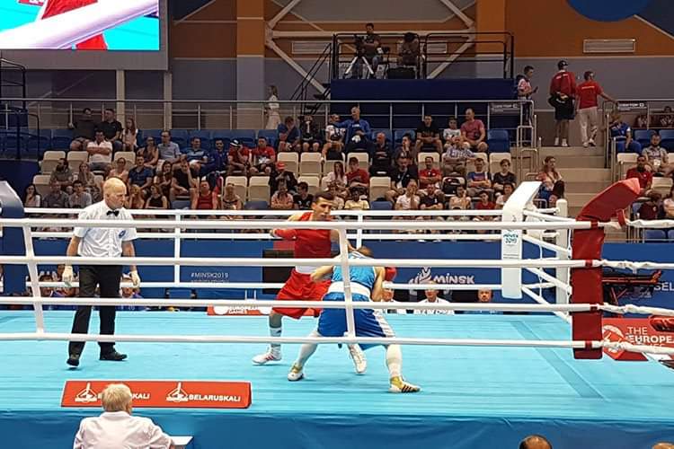 Минск-2019: Азербайджанский боксер прошел в 1/4 финала