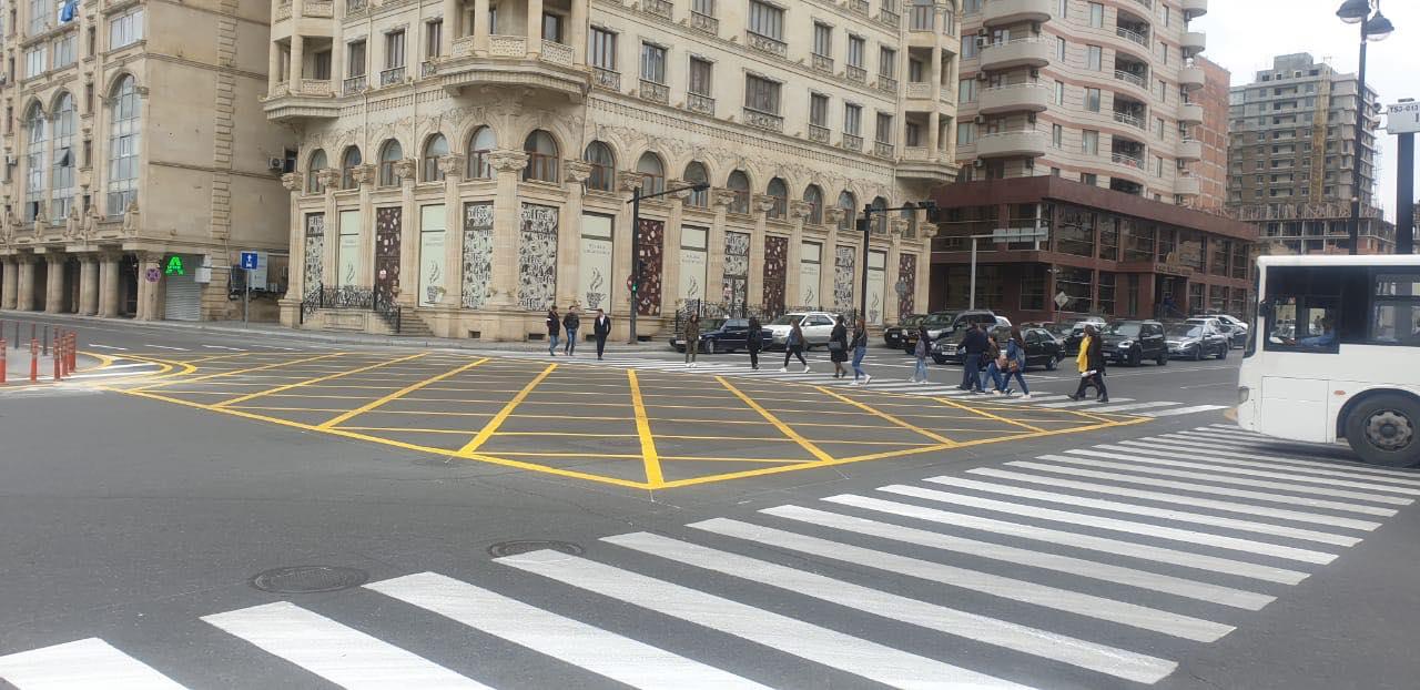 В Азербайджане на дорогах появятся новые дорожные разметки