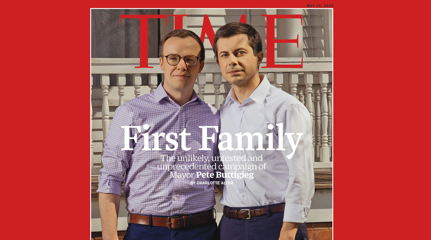 Гей и кандидат в президенты США попал на обложку Time