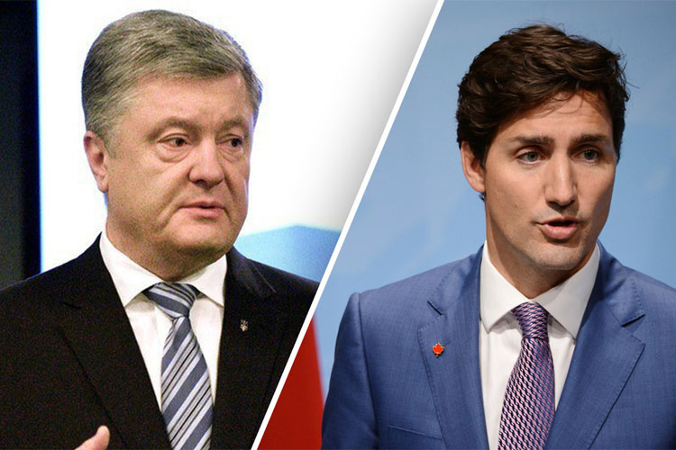 Трюдо поблагодарил Порошенко за "мирную передачу власти" Зеленскому