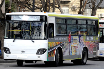 В Баку сегодня будет изменен маршрут движения ряда автобусов