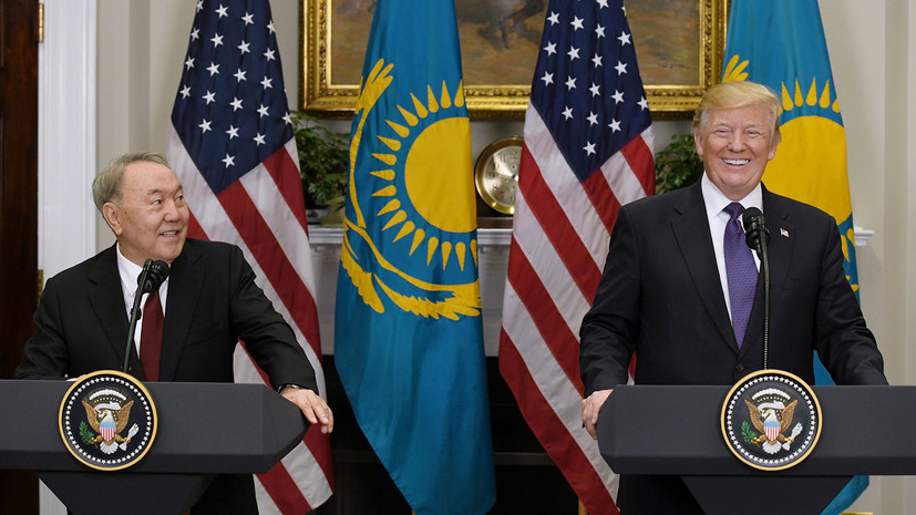 Трамп написал мисьмо Нурсултану Назарбаеву 