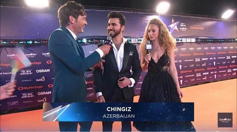 Чингиз Мустафаев  прошелся по оранжевой дорожке открытия Евровидения - ВИДЕО