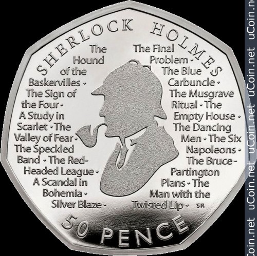 Монета с изображением Шерлока Холмса появилась в Британии - ФОТО