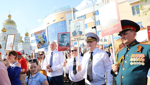 На акции "Бессмертный полк" в Мордовии произошел конфуз - ФОТО