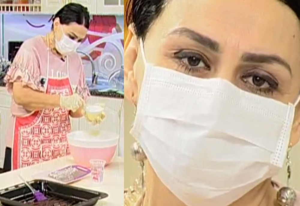 Страдающая от рака азербайджанская актриса ведет передачу в медицинской маске - ФОТО