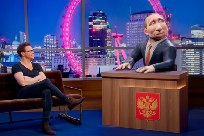 «Би-би-си» анонсировала ток-шоу с Путиным в роли ведущего - ФОТО