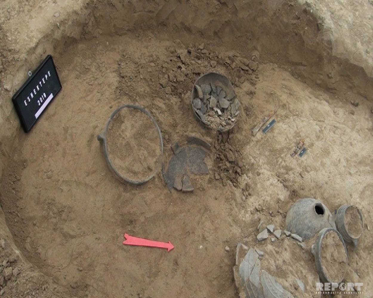 В Газахе обнаружены останки древних людей - ФОТО