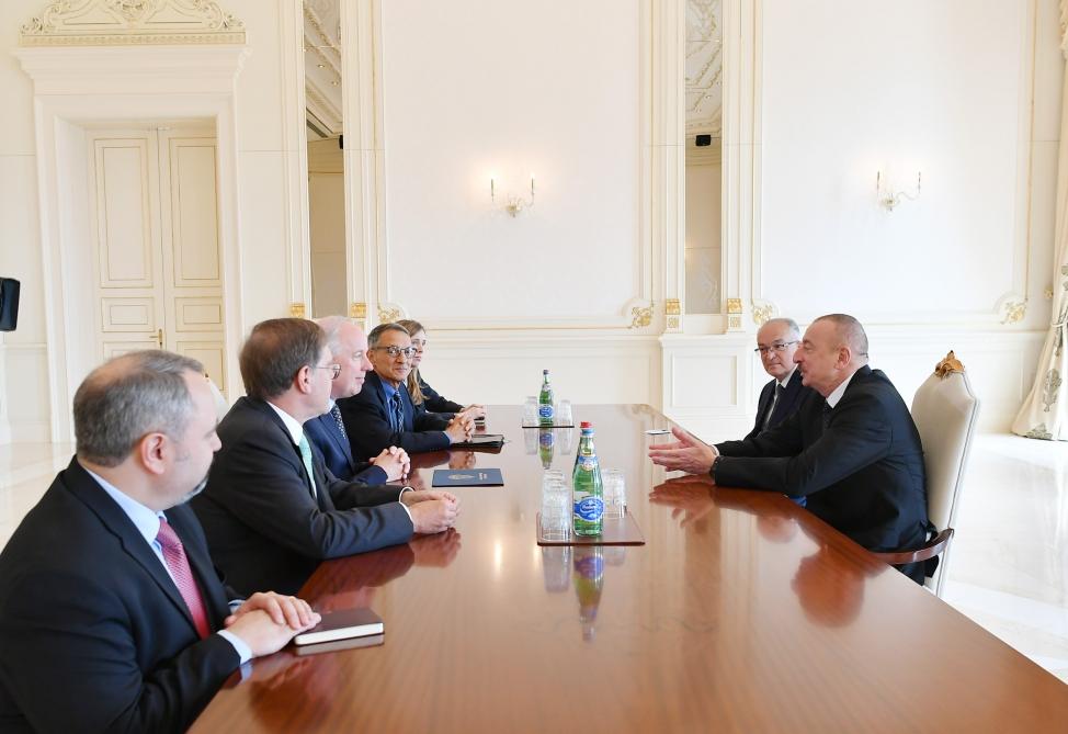 Ильхам Алиев принял делегацию Госдепа США