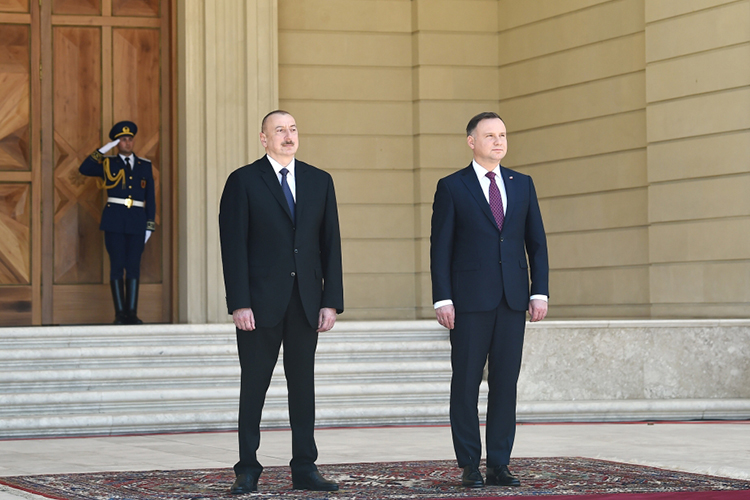 Состоялась церемония официального приветствия президента Польши - ФОТО - ОБНОВЛЕНО